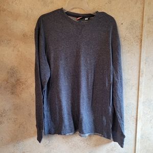 🌼4/$20 Tony Hawk Dark Gray Longsleeve Henley Size XL